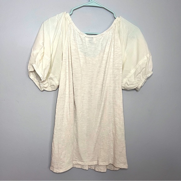 Universal Thread Cotton Peasant Style Relaxed Fit Blouse Cream Color Size XS - Picture 3 of 7